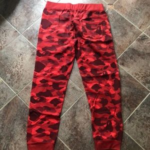 Red bape sweats